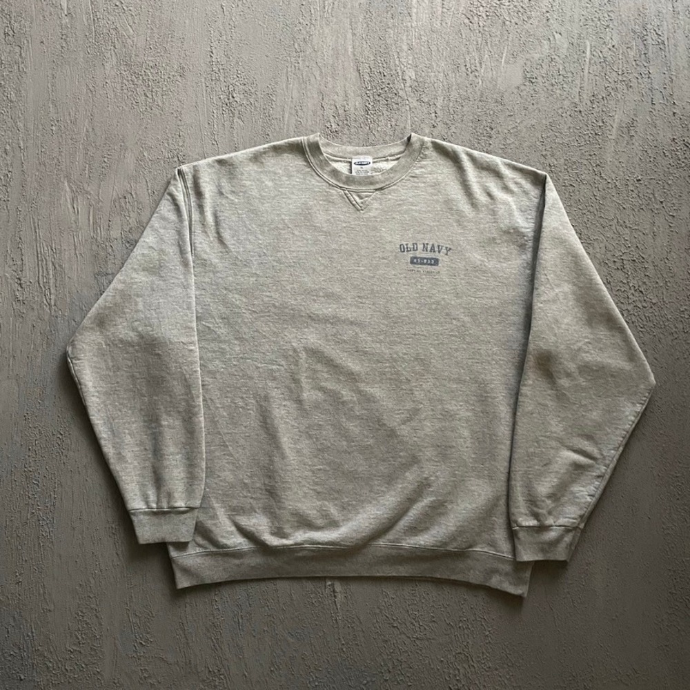 Vintage Old Navy Athletic Sweatshirt‎ Mens XL Gray 90s